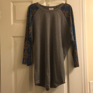 Lularoe Randy Baseball Tee - size large